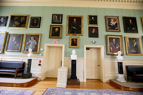 Views of the Faculty Room in University Hall at Harvard University. 

Rose Lincoln/Harvard Staff Photographer